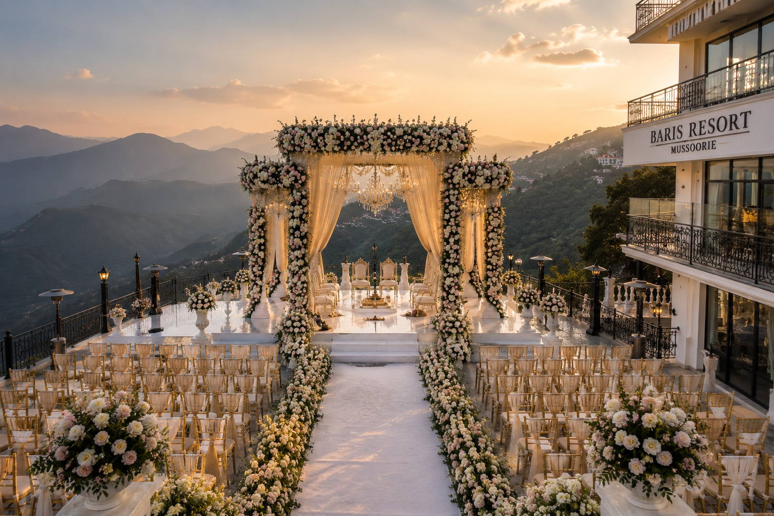 Baris Resort Mussoorie destination wedding venue