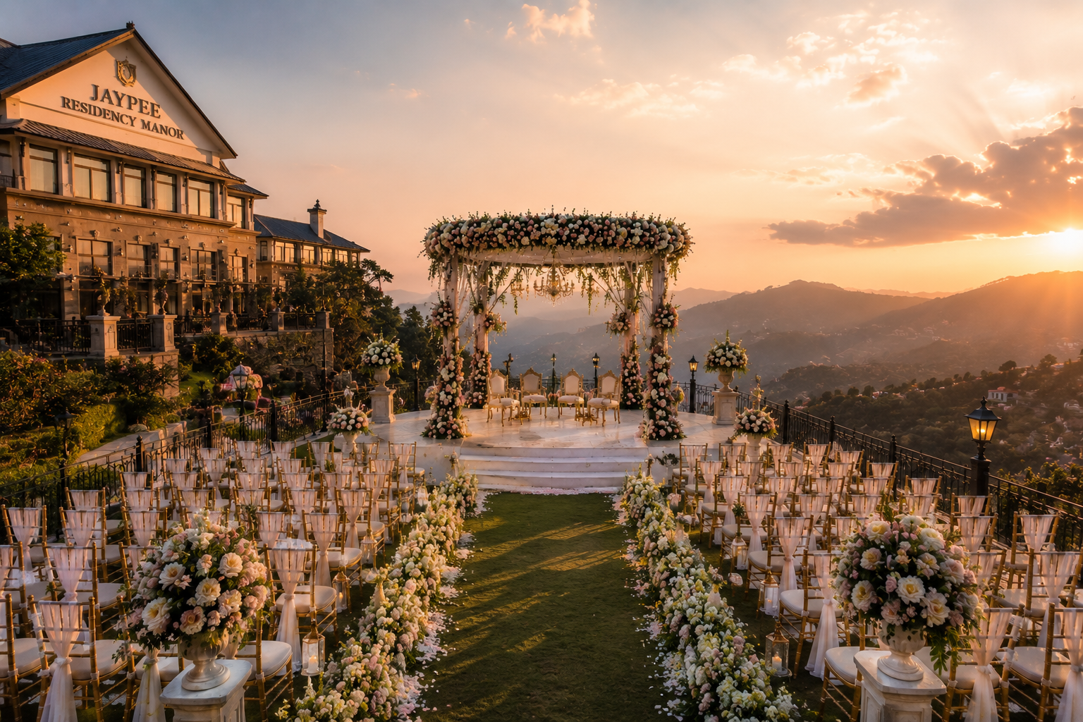 Jaypee Residency Manor wedding venue in Mussoorie