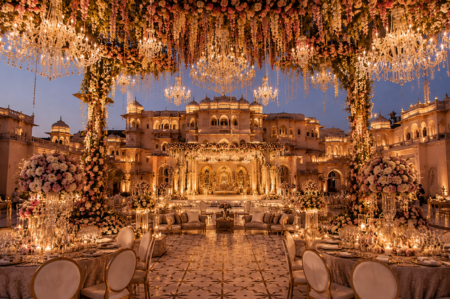 Luxury destination wedding planned by Marriqa Events