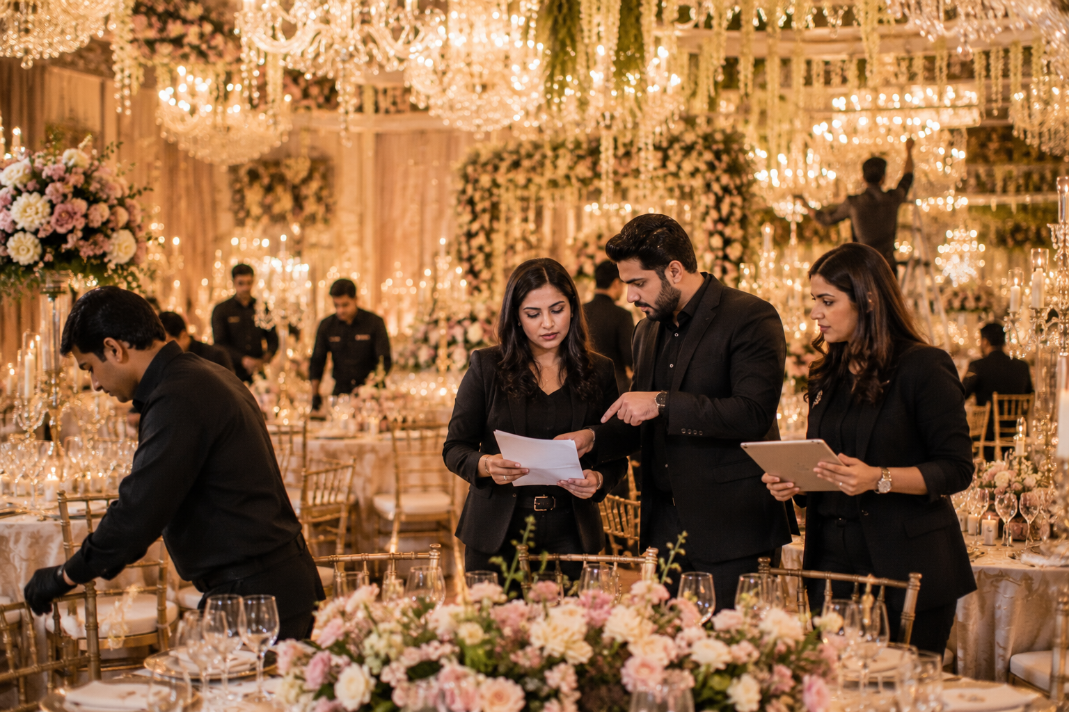 Luxury wedding planning services