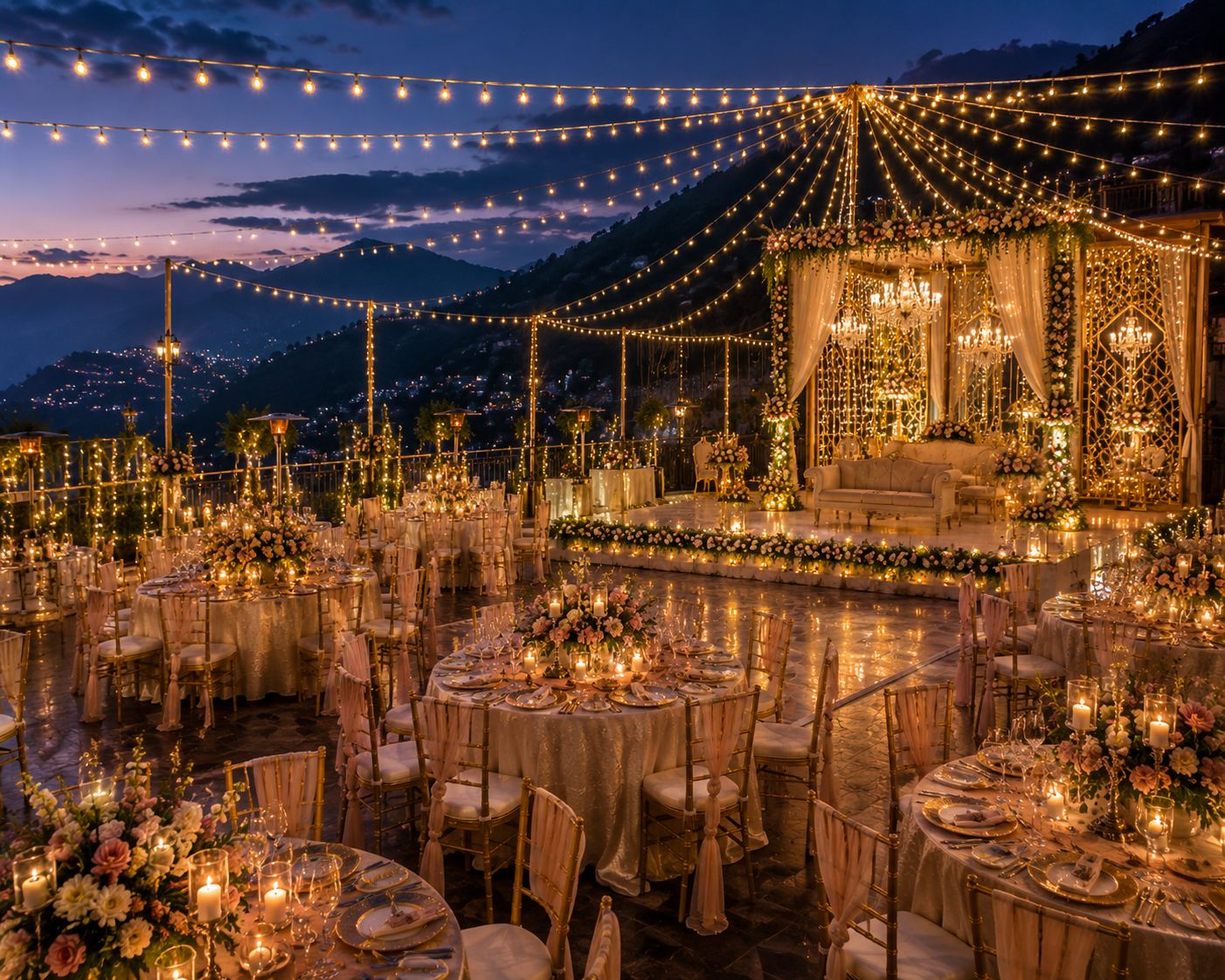 Luxury destination wedding in Mussoorie